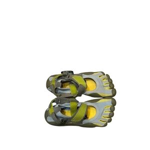Women's Vibram FiveFingers Green and Gray Shoes
